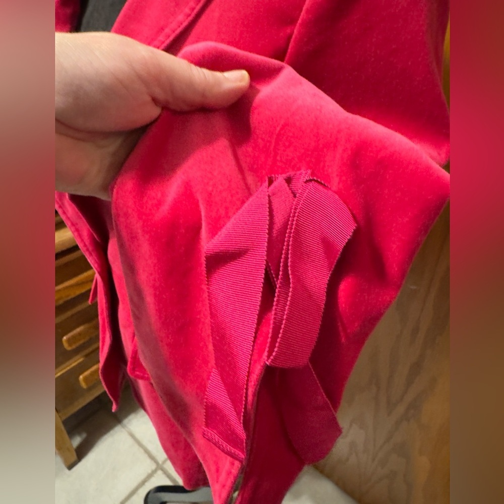 NWT Cinq A SEPT'S Velvet Lou Blazer, Berry, 6 - Picture 9 of 16